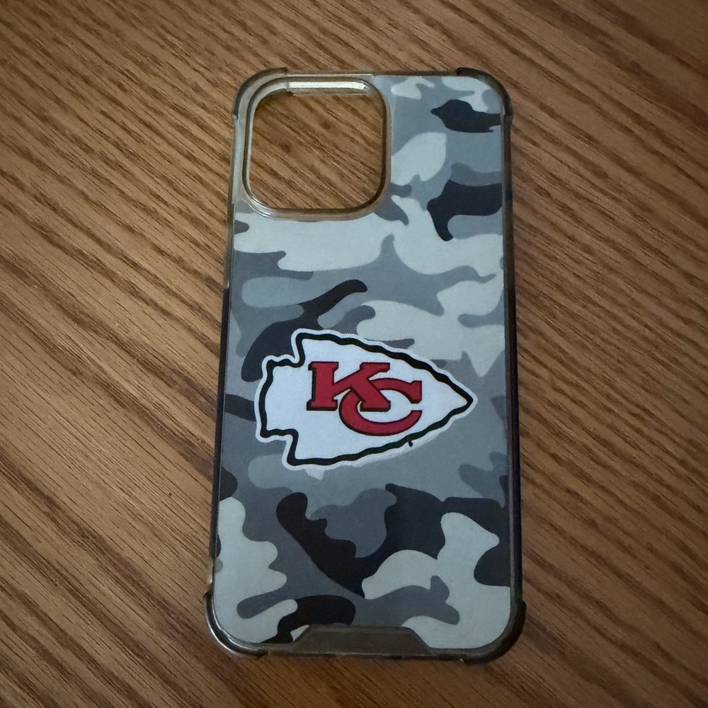 KC Chiefs Camouflage iPhone 14 Pro Max Case